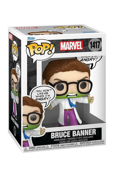 FUNKO POP! MARVEL: BRUCE BANNER DON'T MAKE ME ANGRY (1417)