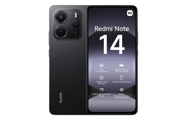 XIAOMI REDMI NOTE 14 256G+ 8GB BLACK