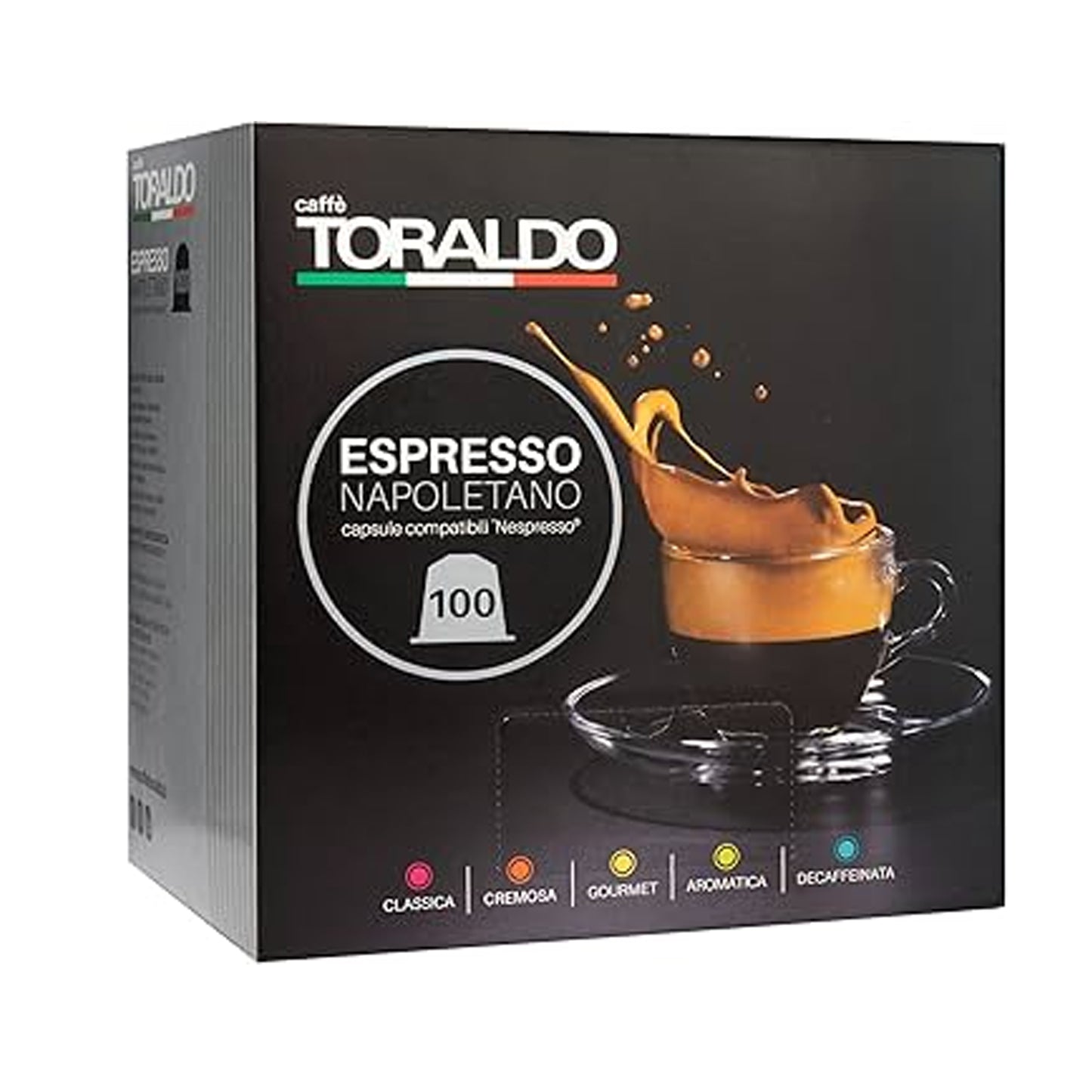 CAFFE' CAPSULE 100pz NESPRESSO TORALDO