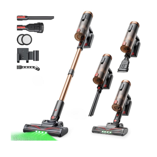 Proscenic P11 Ultra Aspirapolvere senza Fili Potente 40KPA/40Min/450W, Scopa Elettrica senza Fili con Spazzola Anti-Groviglio, Display LED