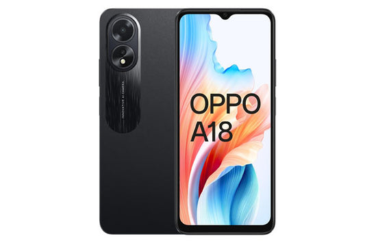 OPPO A18 GLOWING BLACK  128GB+ 4GB