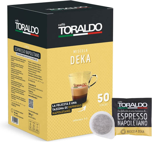 Caffè Toraldo Miscela Decaffeinato 50 Cialde